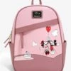 Loungefly Disney Mickey Mouse And Minnie Mouse Balloon Mini Backpack - BoxLunch Exclusive -Boxlunch 11625798 hi