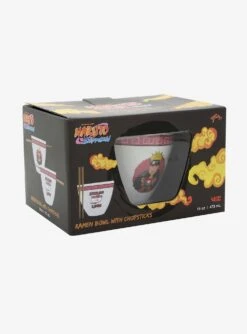 Naruto Shippuden Ichiraku Ramen Bowl With Chopsticks -Boxlunch 13024239 av3