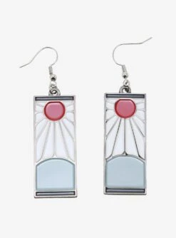 Demon Slayer: Kimetsu No Yaiba Hanafuda Replica Earrings