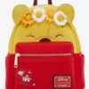 Loungefly Disney Winnie The Pooh Floral Crown Flocked Mini Backpack - BoxLunch Exclusive -Boxlunch 14398087 hi