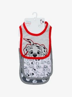 Disney One Hundred And One Dalmatians Puppies Bib Set - BoxLunch Exclusive -Boxlunch 14694833 av2