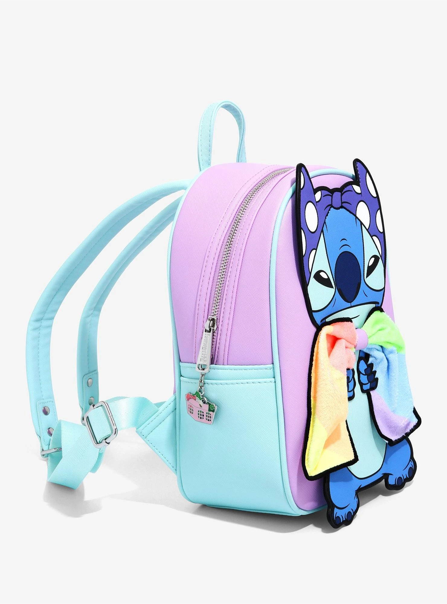 Loungefly Disney Lilo & Stitch Super Stitch With Rainbow Cape Mini Backpack - BoxLunch Exclusive 4 Loungefly Disney Lilo & Stitch Super Stitch With Rainbow Cape Mini Backpack - BoxLunch Exclusive - Image 2