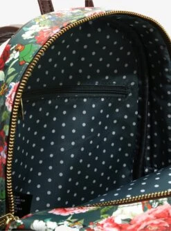 Loungefly Disney Robin Hood Characters Floral Mini Backpack - BoxLunch Exclusive -Boxlunch 15068598 av3