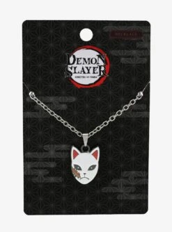 Demon Slayer: Kimetsu No Yaiba Sabito Warding Mask Necklace -Boxlunch 15169197 av2