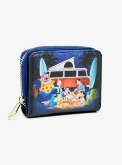 Our Universe Disney Lilo & Stitch Camping Trip Small Zip Wallet - BoxLunch Exclusive