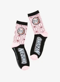 Demon Slayer: Kimetsu No Yaiba Nezuko Socks - BoxLunch Exclusive