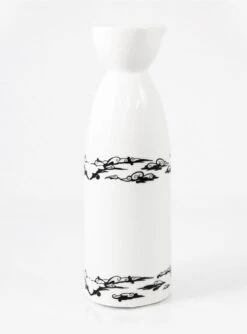 Naruto Shippuden Black & White Sake Set 9 Naruto Shippuden Black & White Sake Set -Boxlunch 15308076 av2