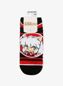 InuYasha Chibi Characters Ankle Sock Set - BoxLunch Exclusive -Boxlunch 15367278 av2