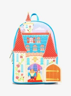 Her Universe Disney Beauty And The Beast Swinging Door Castle Mini Backpack - BoxLunch Exclusive -Boxlunch 15405307 av1