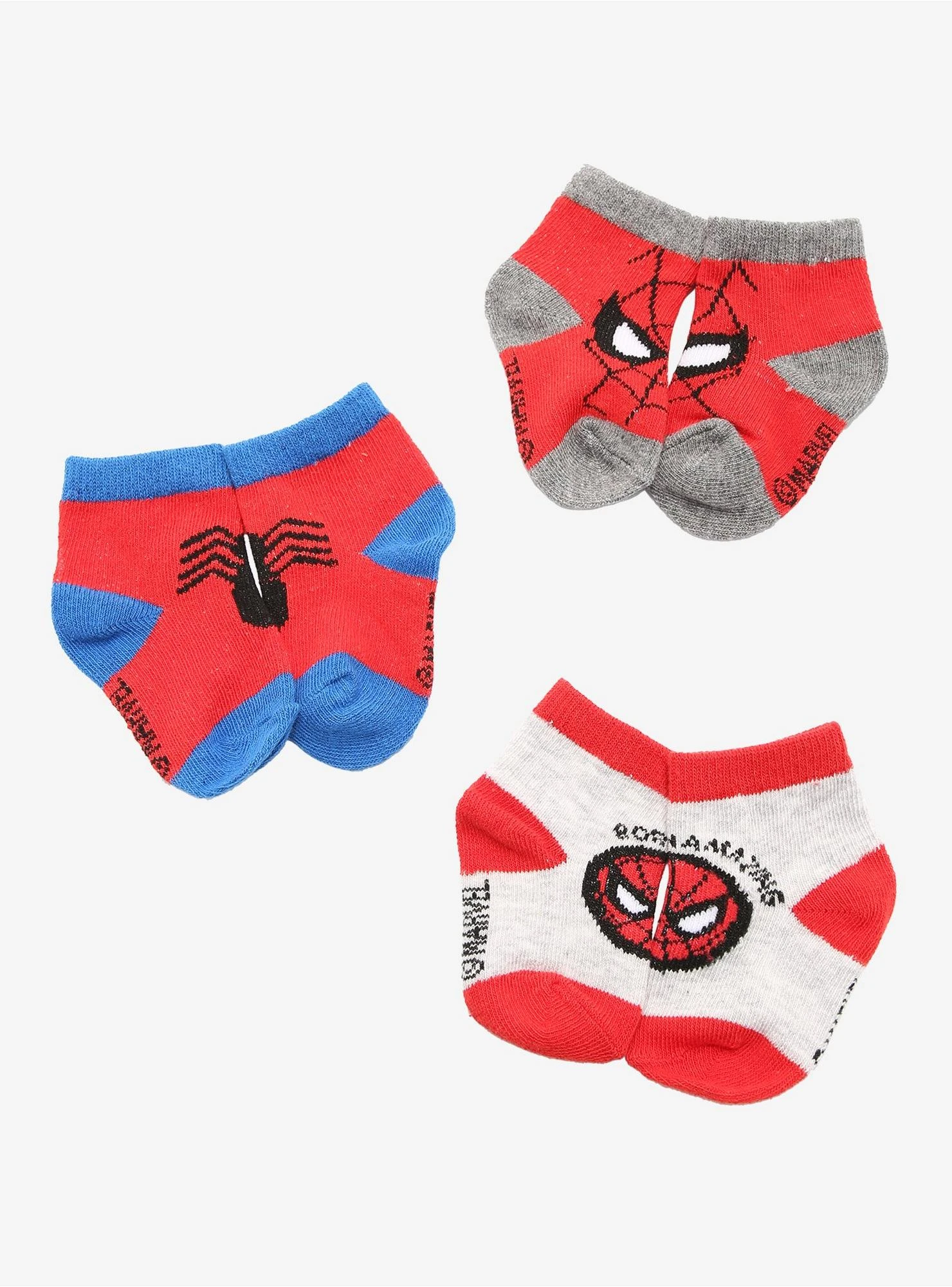 Spider-Man Face & Logo Infant Sock Set - BoxLunch Exclusive 4 Spider-Man Face & Logo Infant Sock Set - BoxLunch Exclusive - Image 2