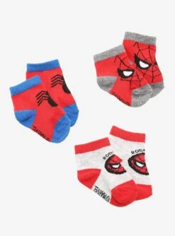 Spider-Man Face & Logo Infant Sock Set - BoxLunch Exclusive