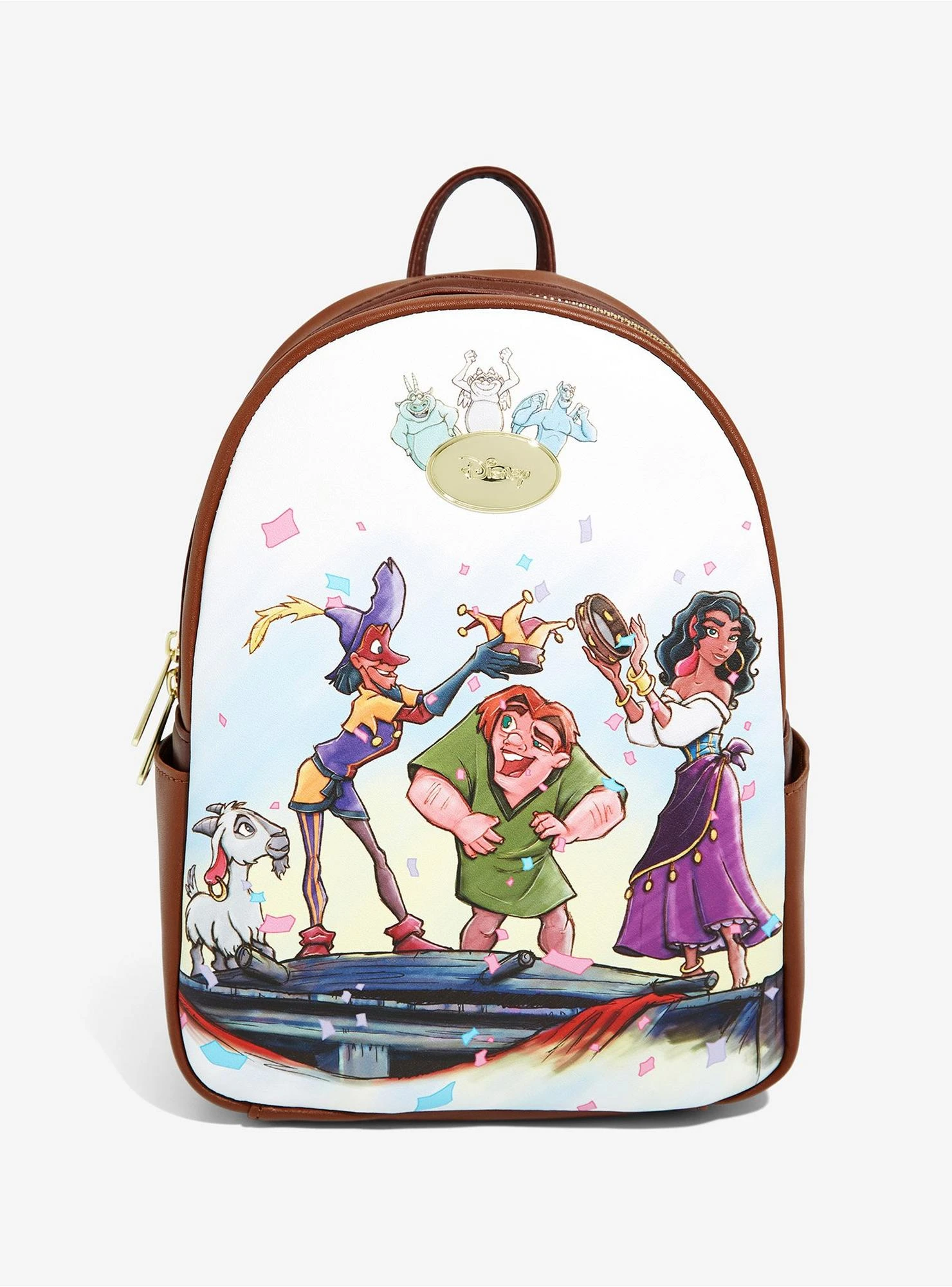 Disney The Hunchback Of Notre Dame Festival Of Fools Mini Backpack - BoxLunch Exclusive 3 Disney The Hunchback Of Notre Dame Festival Of Fools Mini Backpack - BoxLunch Exclusive