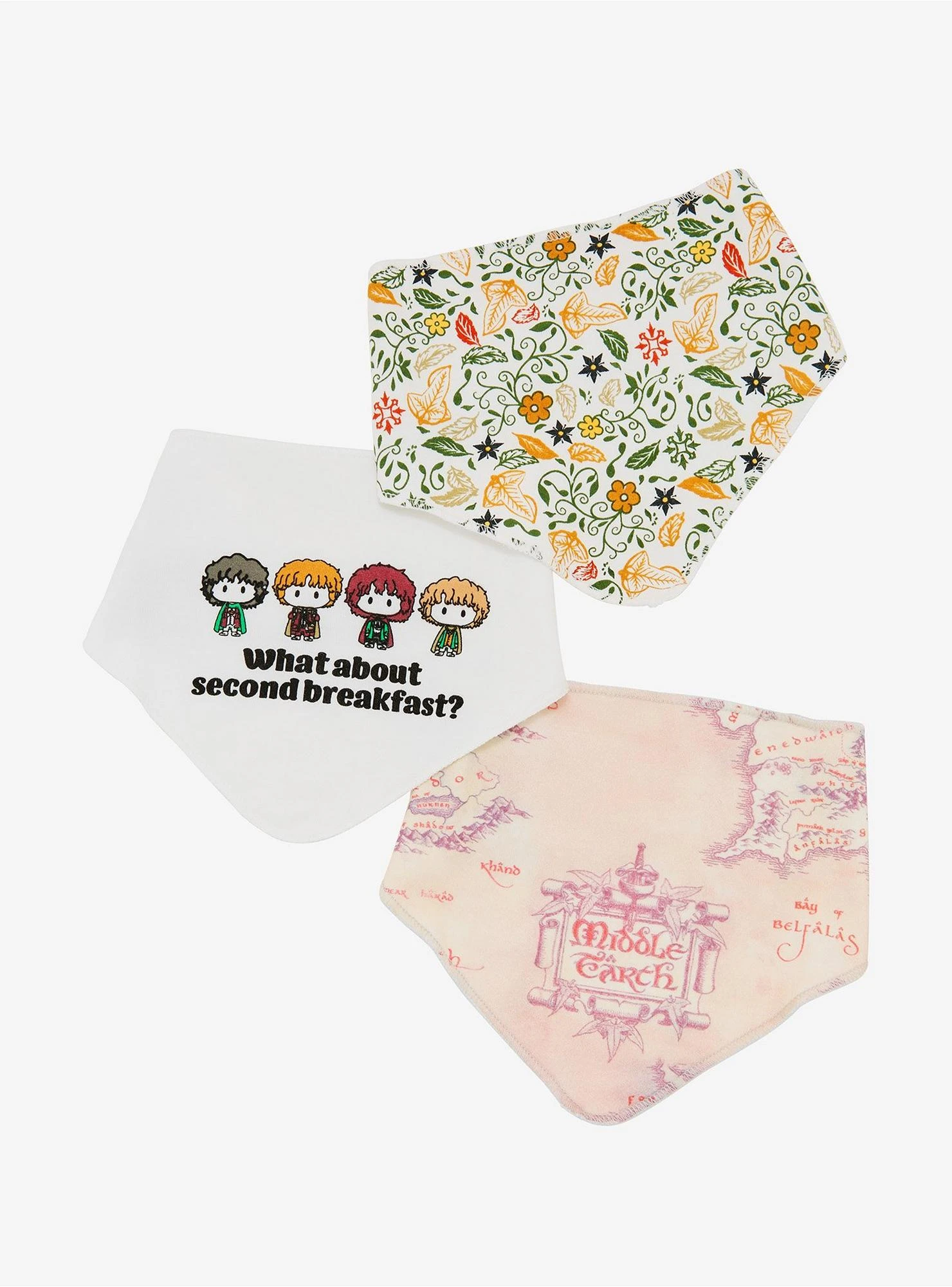 The Lord Of The Rings Second Breakfast Bandana Bib Set - BoxLunch Exclusive 3 The Lord Of The Rings Second Breakfast Bandana Bib Set - BoxLunch Exclusive