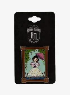 Disney Haunted Mansion Tightrope Girl Stretching Portrait Sliding Enamel Pin - BoxLunch Exclusive -Boxlunch 15644540 av1