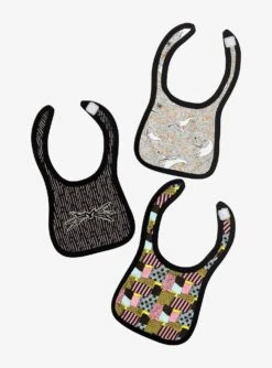 Disney The Nightmare Before Christmas Patterns Infant Bib Set - BoxLunch Exclusive -Boxlunch 15894419 av1