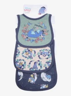 Disney Winnie The Pooh Eeyore Floral Bib Set - BoxLunch Exclusive -Boxlunch 15894423 av2