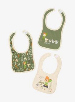 Disney Peter Pan Chibi Characters Infant Bib Set - BoxLunch Exclusive -Boxlunch 15894427 av1