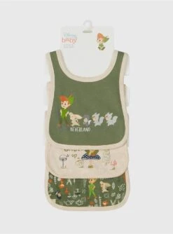 Disney Peter Pan Chibi Characters Infant Bib Set - BoxLunch Exclusive -Boxlunch 15894427 av2
