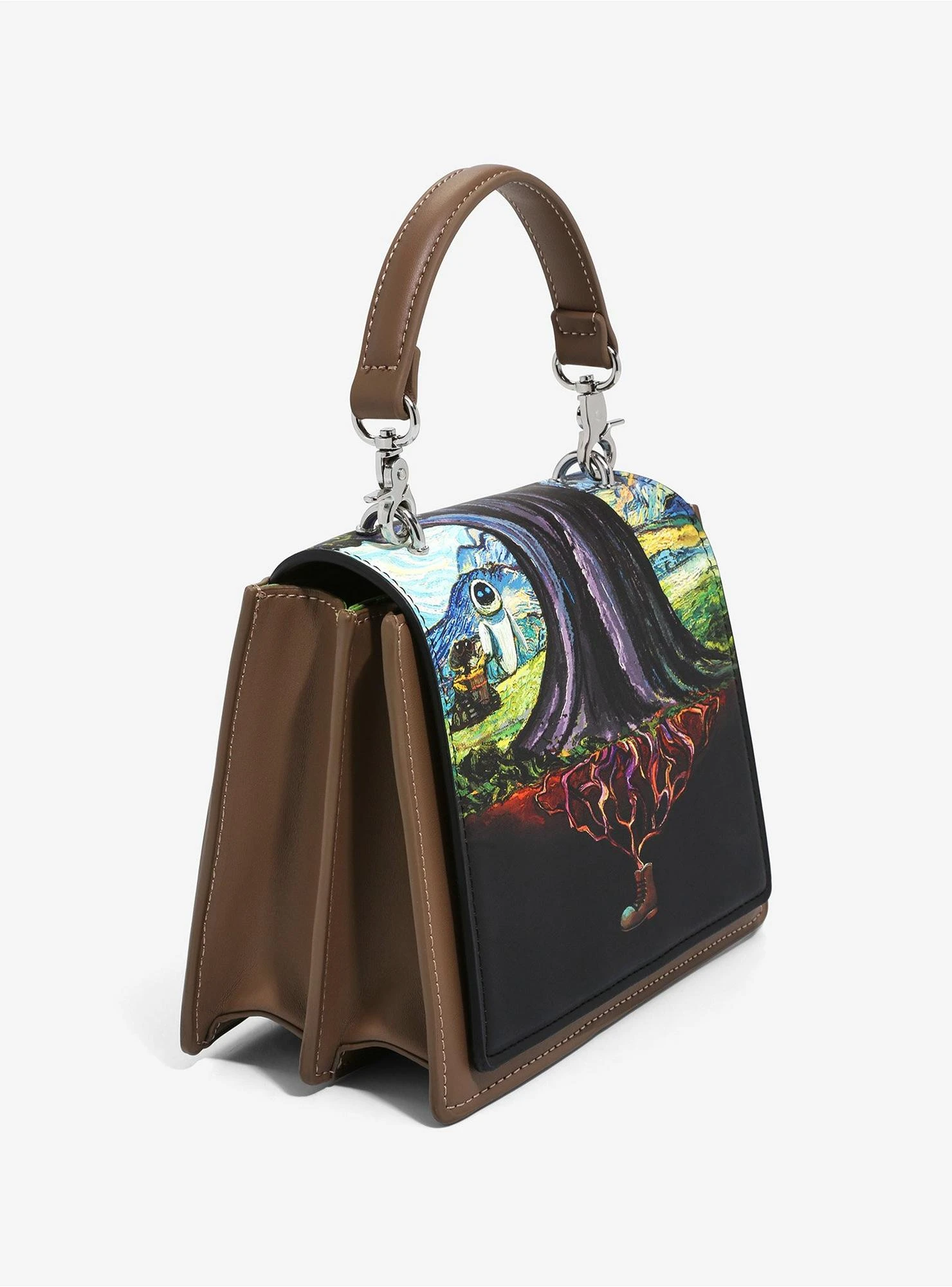 Loungefly Disney Pixar WALL-E & EVE Tree Handbag - BoxLunch Exclusive 4 Loungefly Disney Pixar WALL-E & EVE Tree Handbag - BoxLunch Exclusive - Image 2
