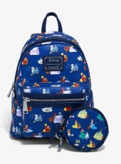 Loungefly Disney Princess Dogs Allover Print Mini Backpack & Coin Purse Set - BoxLunch Exclusive -Boxlunch 15939138 av1