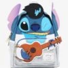 Loungefly Disney Lilo & Stitch Elvis Stitch Figural Mini Backpack - BoxLunch Exclusive -Boxlunch 15939223 hi