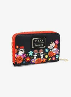 Loungefly Disney Pixar Coco Land Of The Dead Family Small Zip Wallet - BoxLunch Exclusive -Boxlunch 15939269 av1