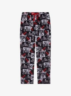 Star Wars Character Grid Allover Print Sleep Pants - BoxLunch Exclusive