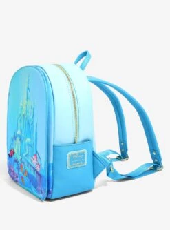 Loungefly Disney The Little Mermaid Castle Mini Backpack - BoxLunch Exclusive -Boxlunch 16051436 av3