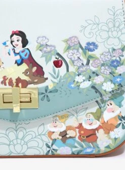 Loungefly Disney Snow White And The Seven Dwarfs Animal Friends & Characters Floral Handbag - BoxLunch Exclusive -Boxlunch 16051795 av3