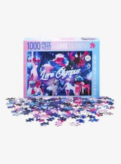 Lore Olympus Persephone & Hades Collage 1000-Piece Puzzle - BoxLunch Exclusive -Boxlunch 16089217 av1