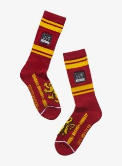 Harry Potter Gryffindor Quidditch Crew Socks - BoxLunch Exclusive