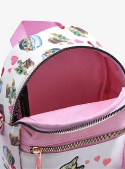Star Wars The Mandalorian Grogu Hearts Crossbody Bag - BoxLunch Exclusive -Boxlunch 16334610 av4