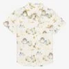 Studio Ghibli My Neighbor Totoro Forest Spirits & Flora Toddler Woven Button-Up - BoxLunch Exclusive -Boxlunch 16407583 hi