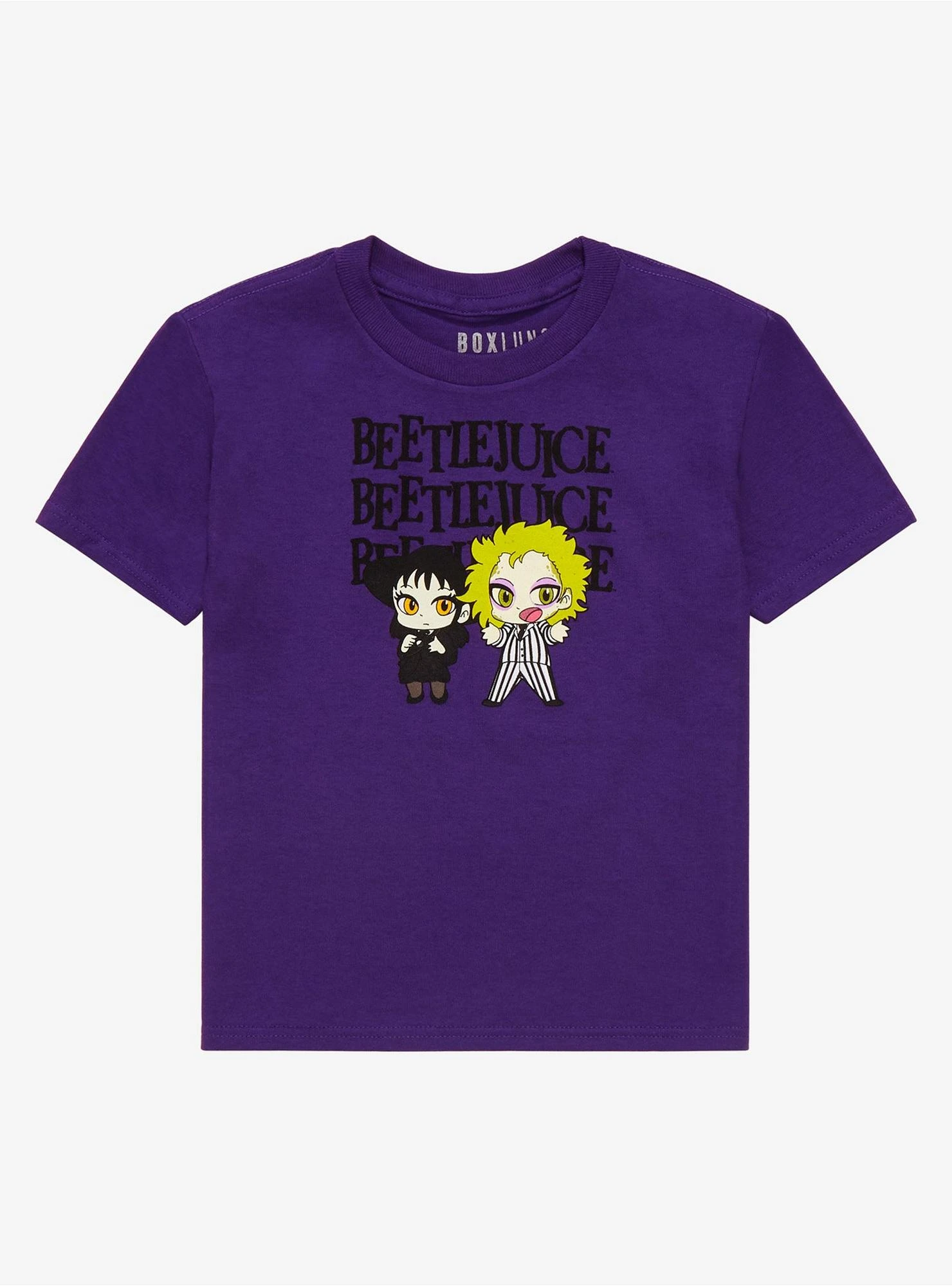 Beetlejuice Chibi Lydia & Beetlejuice Toddler T-Shirt - BoxLunch Exclusive 3 Beetlejuice Chibi Lydia & Beetlejuice Toddler T-Shirt - BoxLunch Exclusive