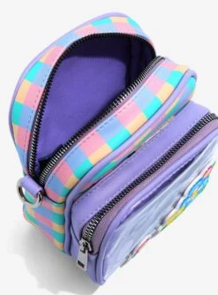 Nintendo Kirby Checkered Floral Pin Collector Crossbody Bag - BoxLunch Exclusive -Boxlunch 16562714 av3