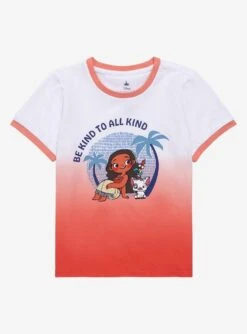 Disney Moana Be Kind To All Kind Toddler Ombre Ringer T-Shirt - BoxLunch Exclusive