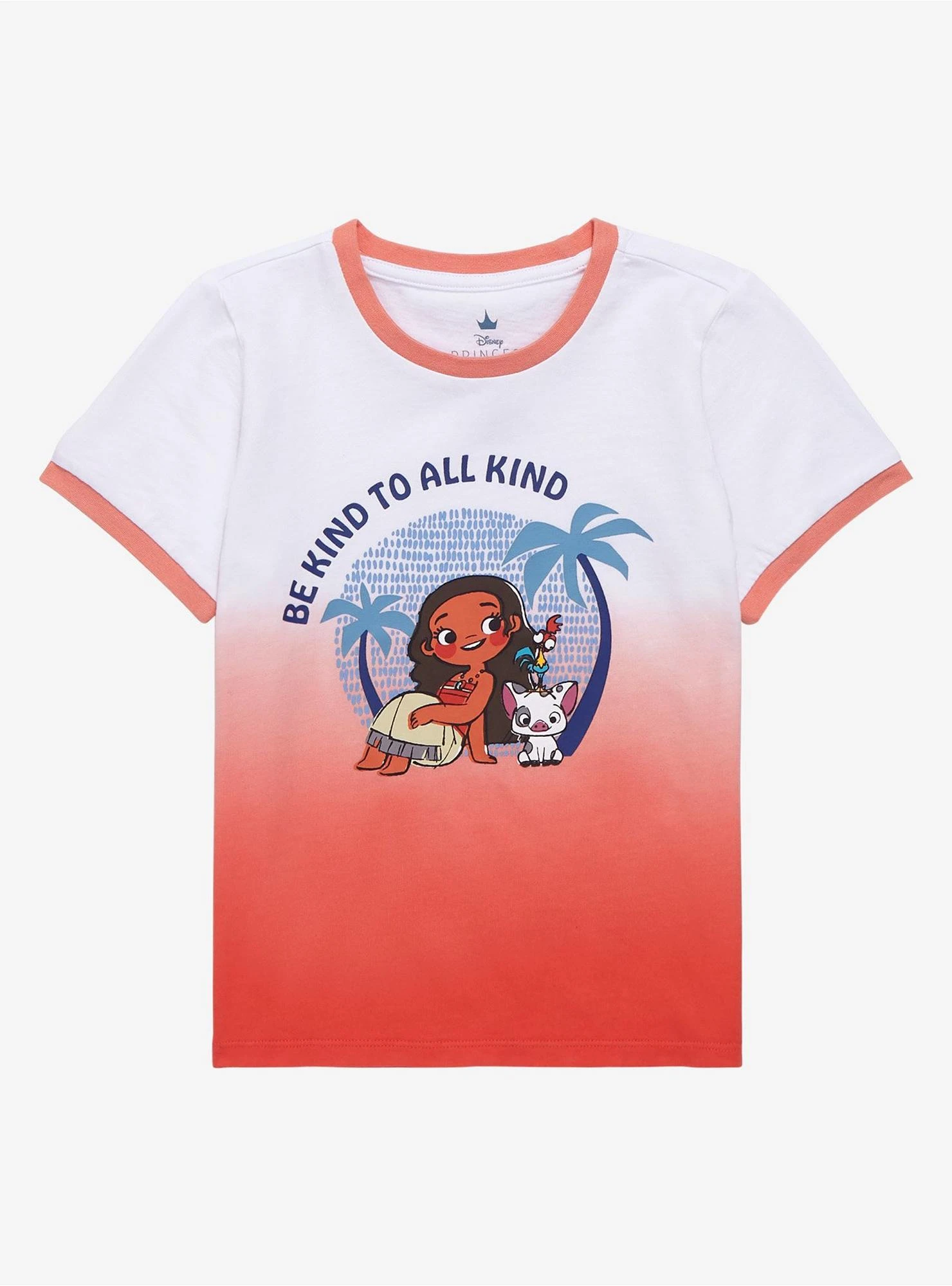 Disney Moana Be Kind To All Kind Toddler Ombre Ringer T-Shirt - BoxLunch Exclusive 3 Disney Moana Be Kind To All Kind Toddler Ombre Ringer T-Shirt - BoxLunch Exclusive