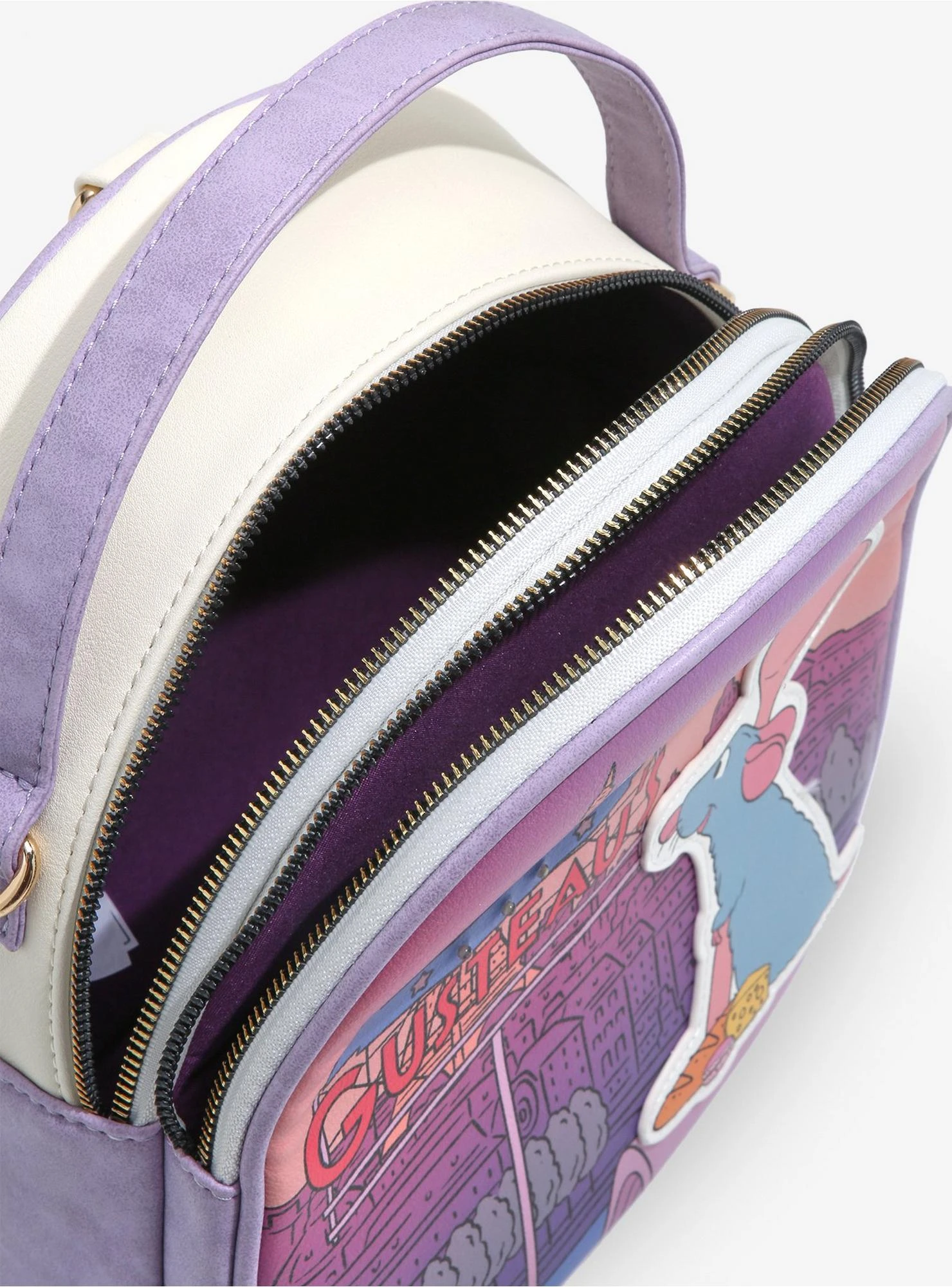 Disney Pixar Ratatouille Paris Scenic Light-Up Convertible Mini Backpack - BoxLunch Exclusive 7 Disney Pixar Ratatouille Paris Scenic Light-Up Convertible Mini Backpack - BoxLunch Exclusive - Image 5