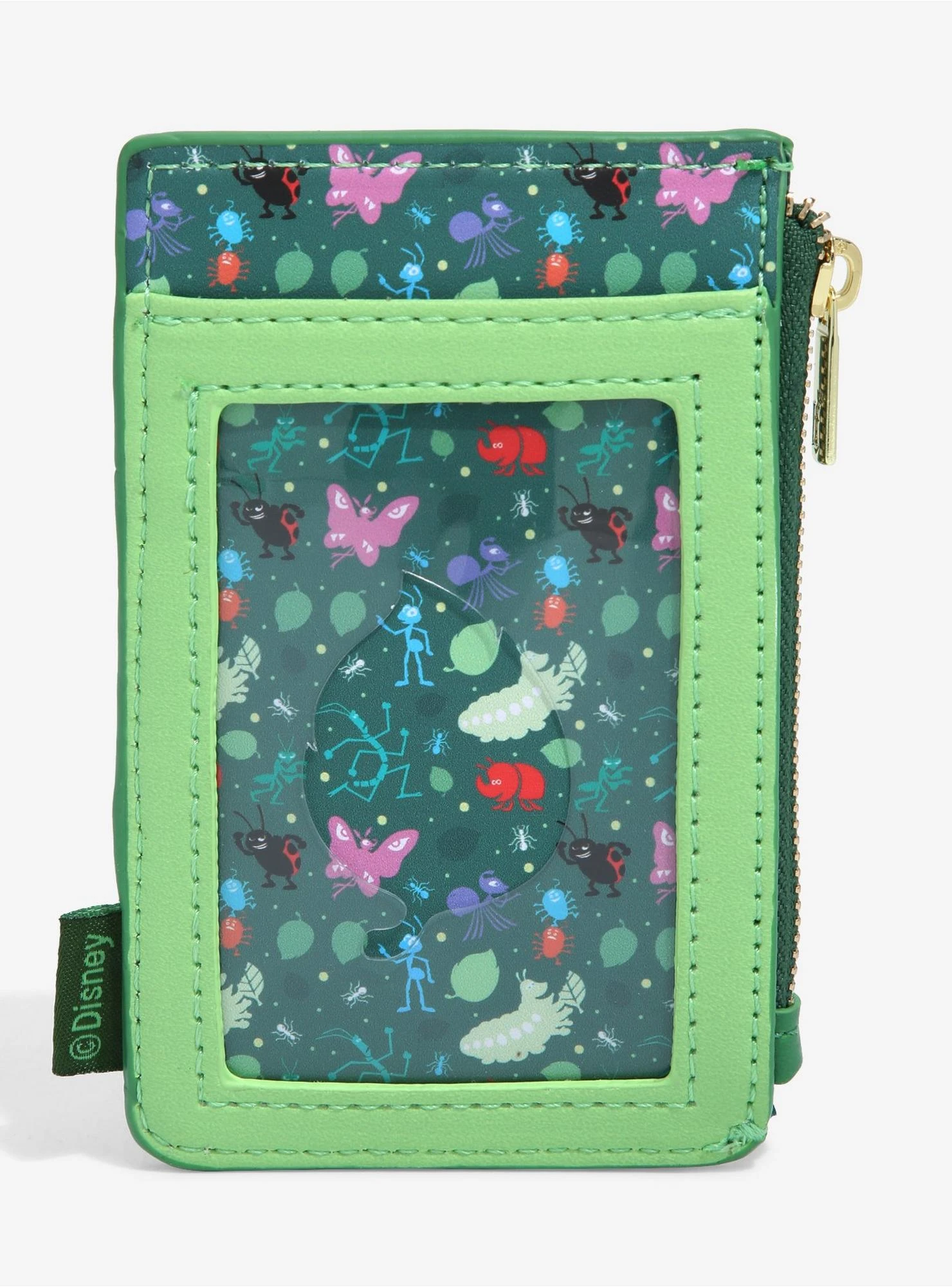 Loungefly Disney Pixar A Bug's Life Leaf Cardholder - BoxLunch Exclusive 4 Loungefly Disney Pixar A Bug's Life Leaf Cardholder - BoxLunch Exclusive - Image 2