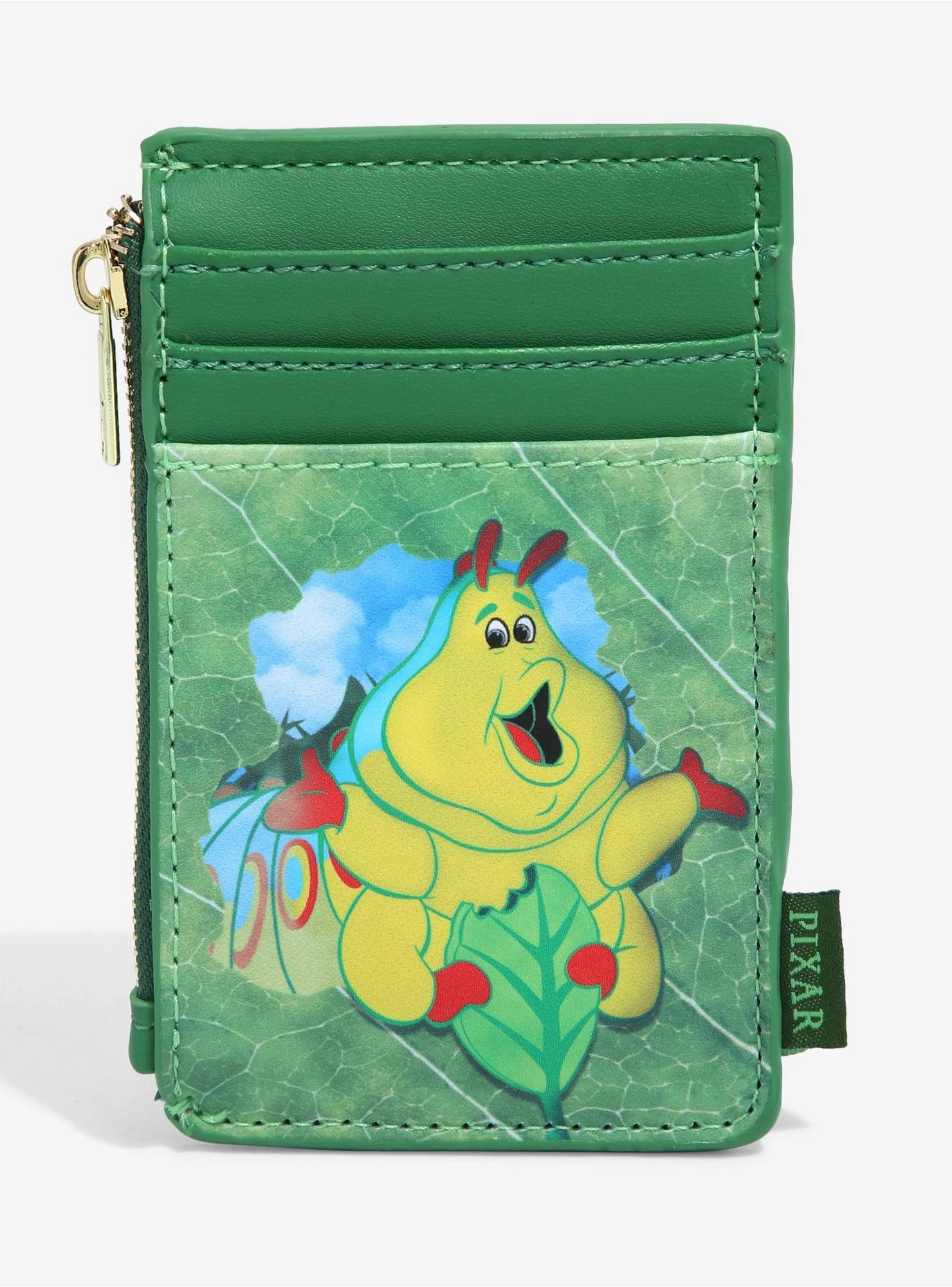 Loungefly Disney Pixar A Bug's Life Leaf Cardholder - BoxLunch Exclusive 3 Loungefly Disney Pixar A Bug's Life Leaf Cardholder - BoxLunch Exclusive