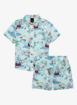 Disney Peter Pan Map Toddler Woven Button-Up - BoxLunch Exclusive 7 Disney Peter Pan Map Toddler Woven Button-Up - BoxLunch Exclusive -Boxlunch 16733714 av2