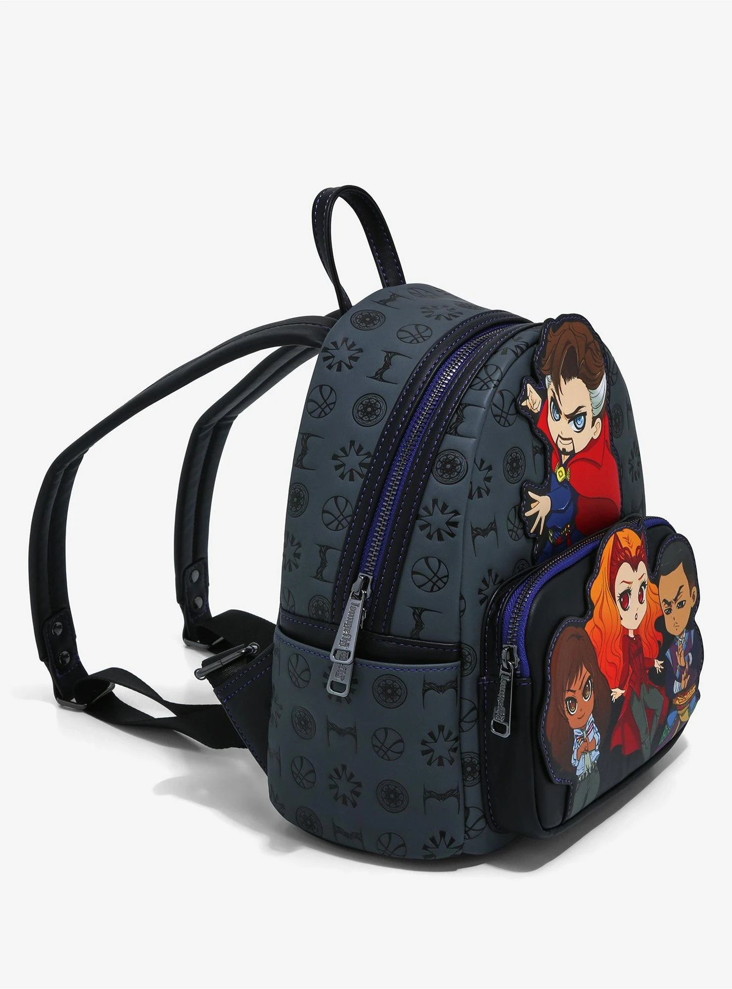 Loungefly Marvel Doctor Strange In The Multiverse Of Madness Chibi Characters Mini Backpack - BoxLunch Exclusive 4 Loungefly Marvel Doctor Strange In The Multiverse Of Madness Chibi Characters Mini Backpack - BoxLunch Exclusive - Image 2