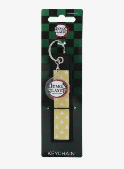 Demon Slayer: Kimetsu No Yaiba Zenitsu & Inosuke Patterns Fabric Keychain - BoxLunch Exclusive -Boxlunch 16836090 av2
