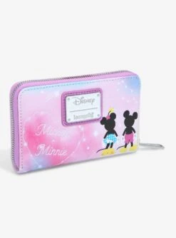 Loungefly Disney Minnie & Mickey Mouse Constellation Small Zip Wallet - BoxLunch Exclusive -Boxlunch 16896845 av1