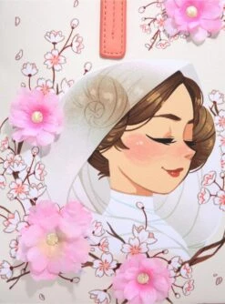 Loungefly Star Wars Princess Leia Floral Handbag - BoxLunch Exclusive -Boxlunch 16903383 av3