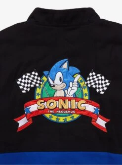 Sonic The Hedgehog Checkered Racing Jacket - BoxLunch Exclusive -Boxlunch 16908411 av4