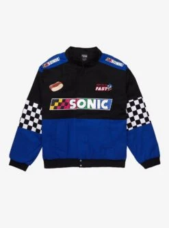 Sonic The Hedgehog Checkered Racing Jacket - BoxLunch Exclusive