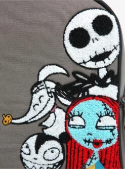 Loungefly Disney The Nightmare Before Christmas Chenille Characters Mini Backpack - BoxLunch Exclusive -Boxlunch 16966331 av3