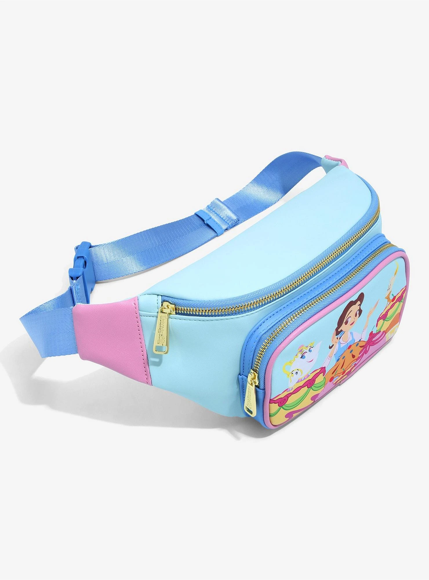 Loungefly Disney Beauty And The Beast Be Our Guest Fanny Pack - BoxLunch Exclusive 4 Loungefly Disney Beauty And The Beast Be Our Guest Fanny Pack - BoxLunch Exclusive - Image 2