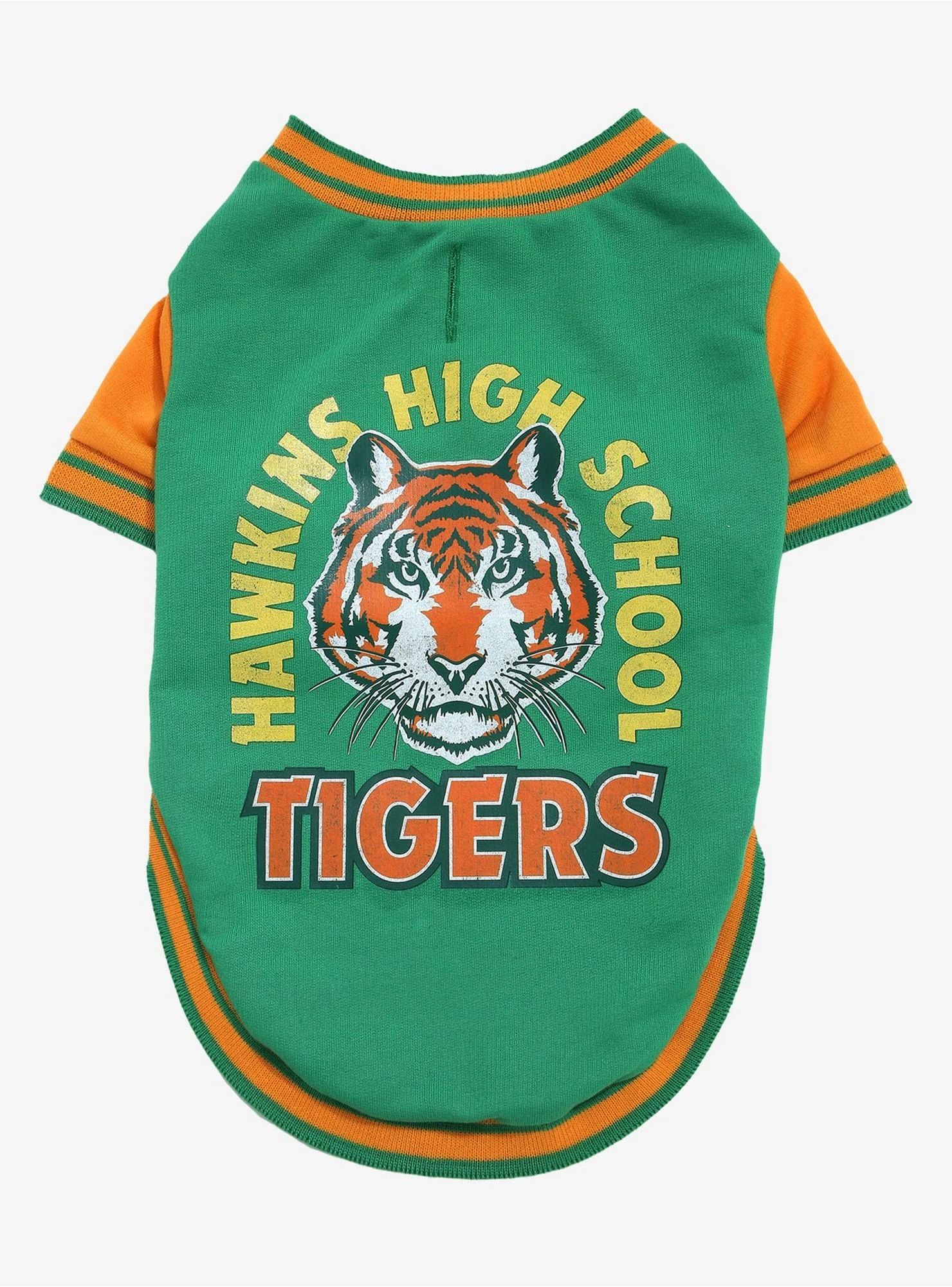 Stranger Things Hawkins High Tigers Varsity Pet Jacket - BoxLunch Exclusive 3 Stranger Things Hawkins High Tigers Varsity Pet Jacket - BoxLunch Exclusive